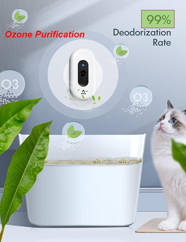 Hot-Selling Auto Smart Oem Odor Cat Litter Box Deodorizer Automatic Pet Odor Eliminator Dog Pet Deodorant For Home Dog Pets