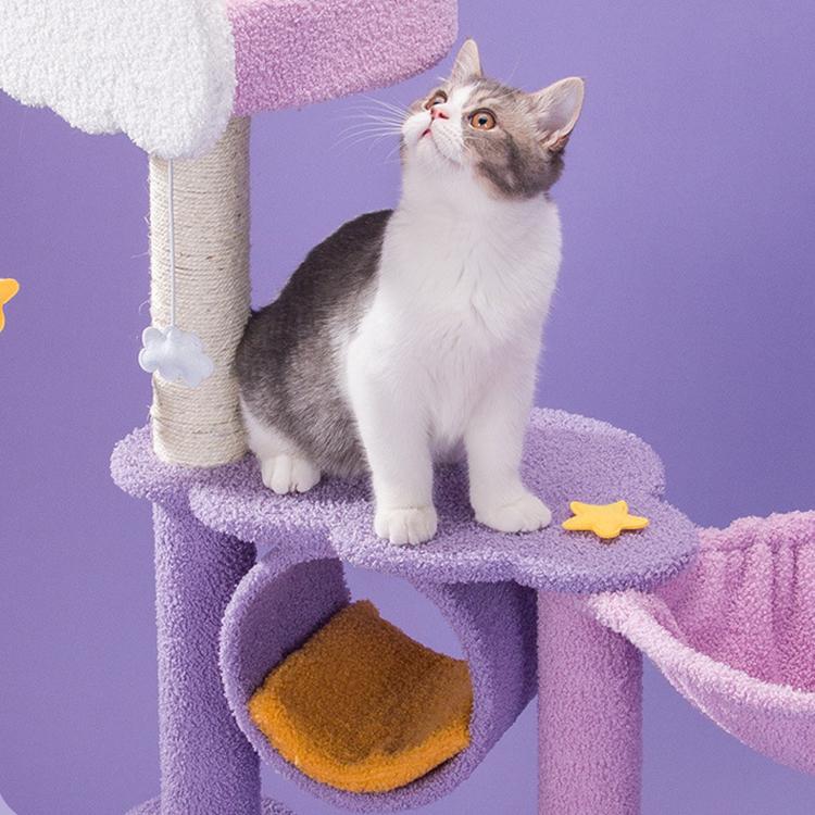Wholesale Cat Tree in Interactive Toys with Natural Sisal Scratch Board Cat Castle House Luxury Pet House Cattery Cat Tower