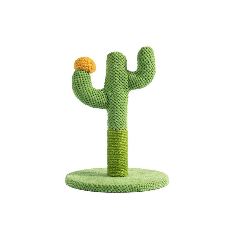 CWW Cactus cat climbing frame cat scratching column bold sisal column cat scratching board hemp rope tree grinding claws