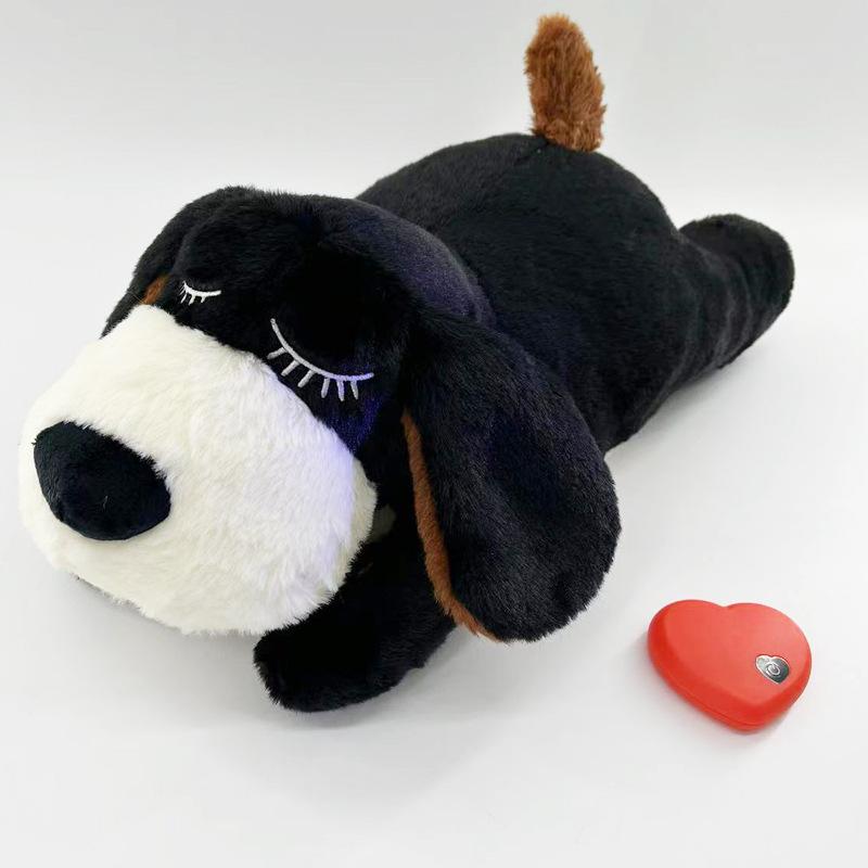 Hot Dog Toys Pet Anxiety Relief and Calming Aid with Heartbeat Toys