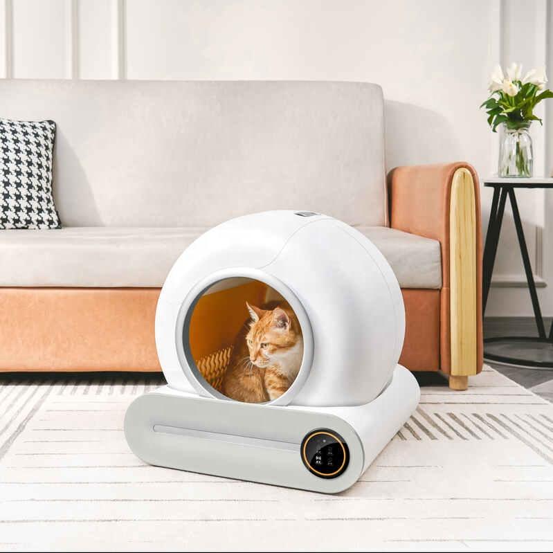 Welcome to customize automatic cat litter box cat automatic toilet Large -volume fully automatic waste treatment