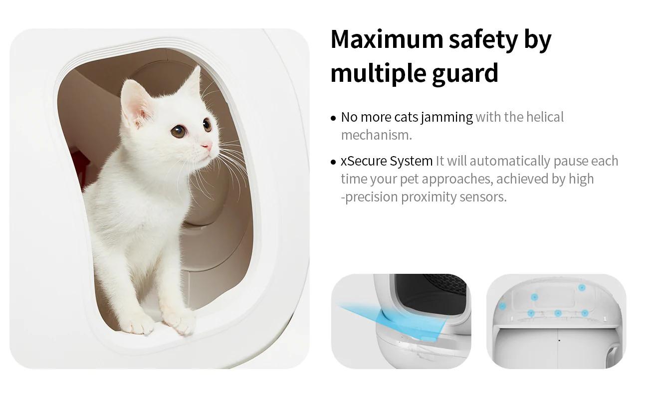 PETKIT  Smart Self-cleaning Automatic Cat Litter Box With App All version PURA MAX