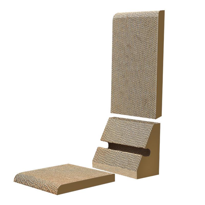 L-Shaped Cat Scratcher Board Detachable Cat Scraper Scratching Post For Cats Grinding Claw Climbing Toy Pet Furniture Supplies