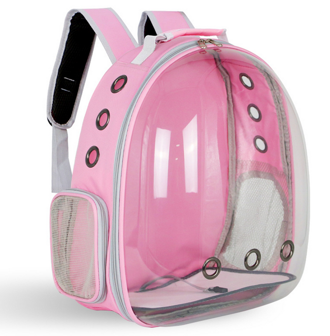 Breathable Cat Bag Pet Backpack Outside Portable Transparent Space Capsule Backpack Pet Carrier Bag