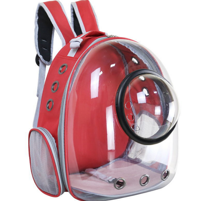 Breathable Cat Bag Pet Backpack Outside Portable Transparent Space Capsule Backpack Pet Carrier Bag