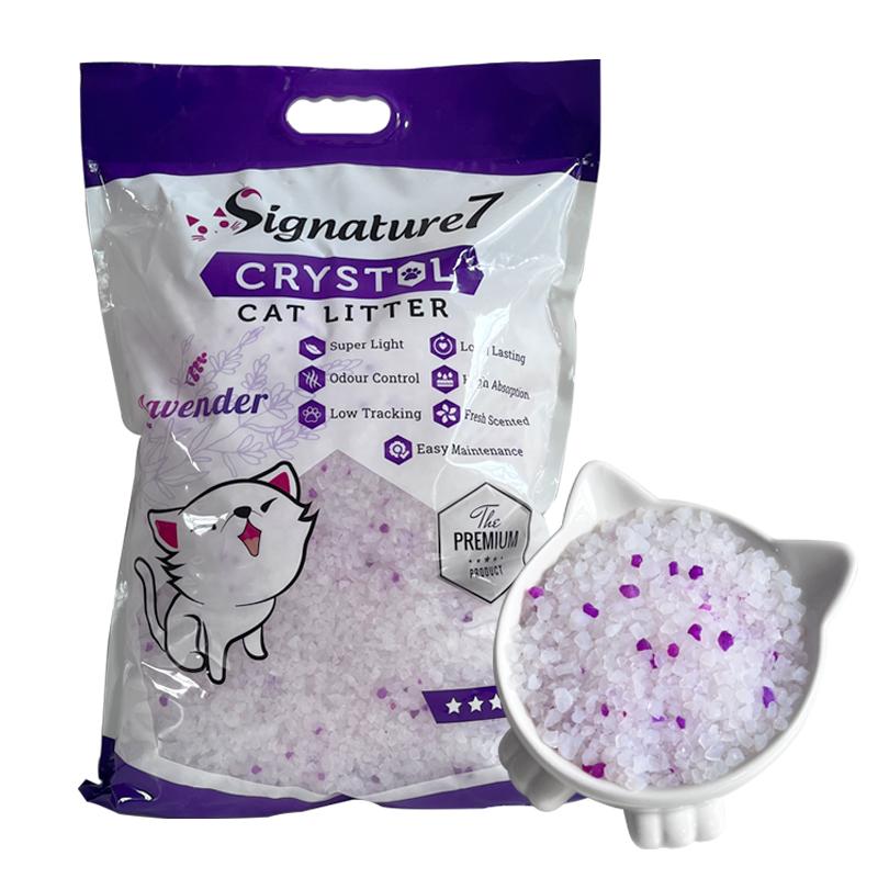 Wholesale Pet Toilet Clean Product Crystal Gel Sand None Clumping Low Dust Silica Cat Litter
