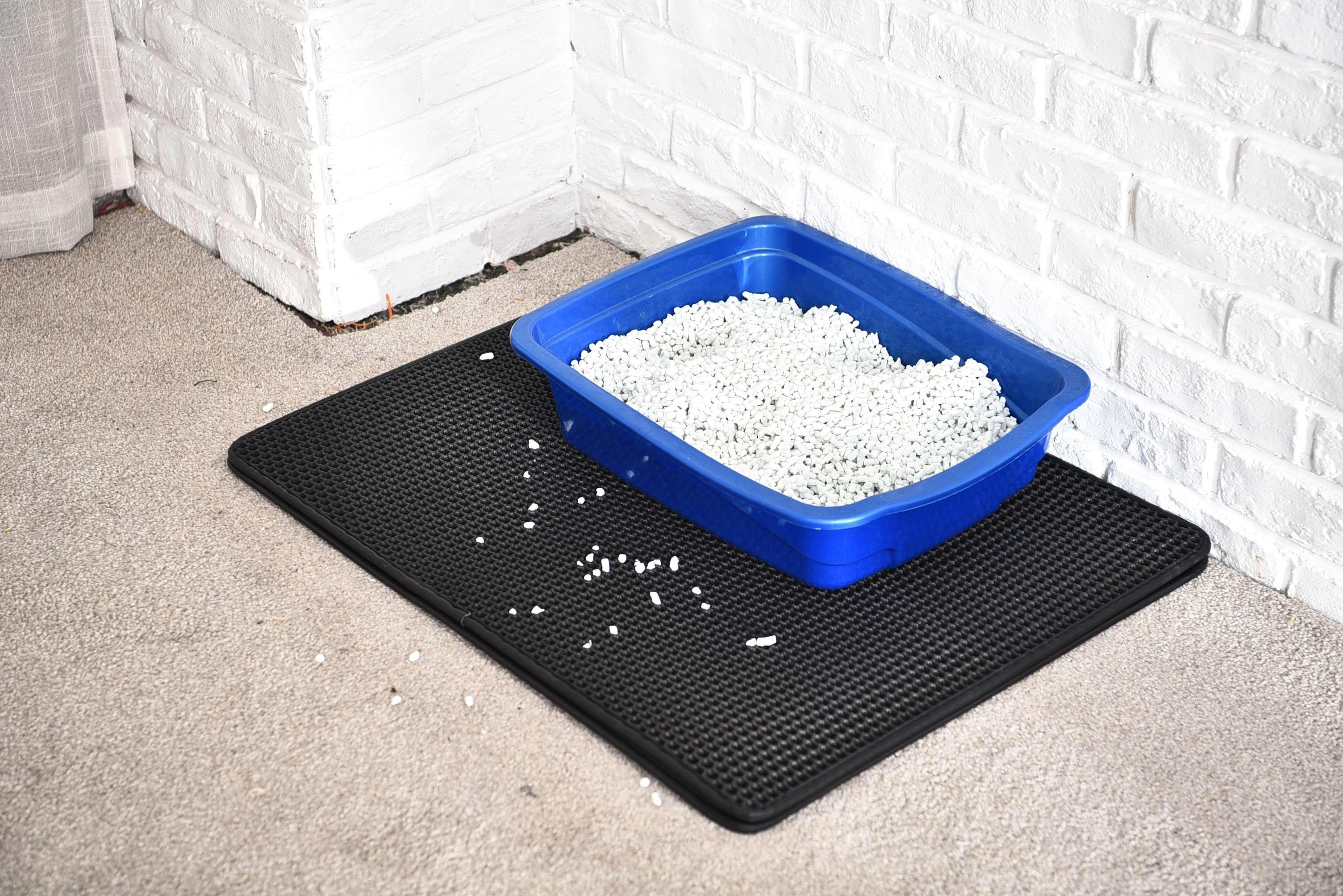 Waterproof Pet Double Layer Leakage Grid Cat Toilet Box Grate Mat Traps Cat Litter Mat