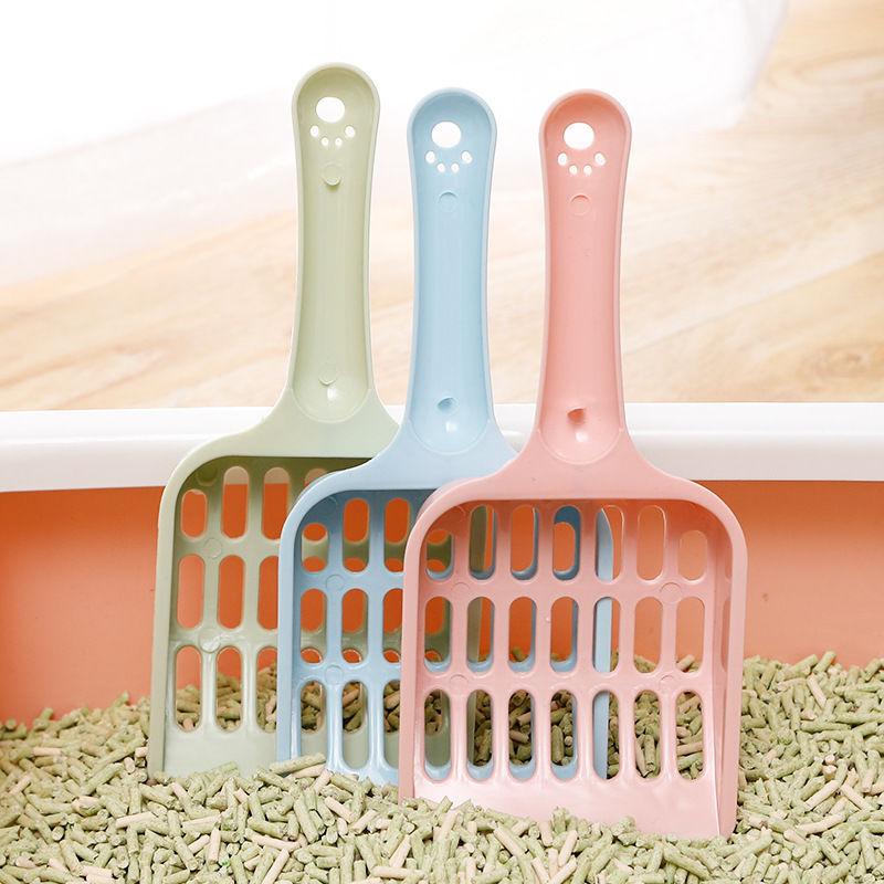 FY Pet litter shovel candy colored cat toilet small shovel poop toilet pick up cat cleaning supplies pet accessories