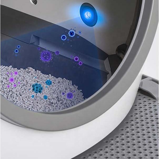 Large Safety Door UV Light Smart Self-Cleaning Wifi APP Control Automatic Cat Litter Toilet Box