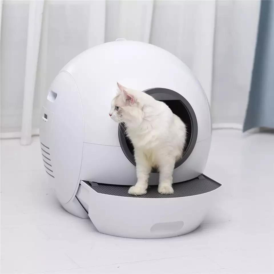 Fully Enclosed Automatic Cat Litter Box UV Self-cleaning Cat Litter Toilet Box