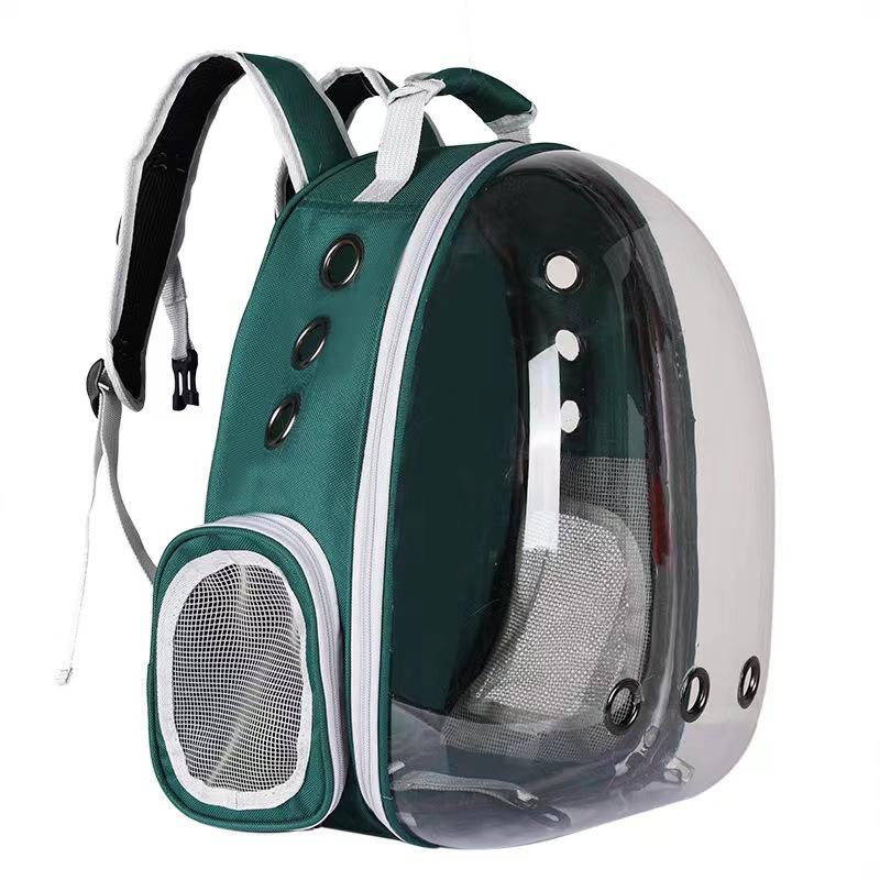 Breathable Pet Carrier Cat Dog Backpack Backpack Oxford Transparent Pet Bag