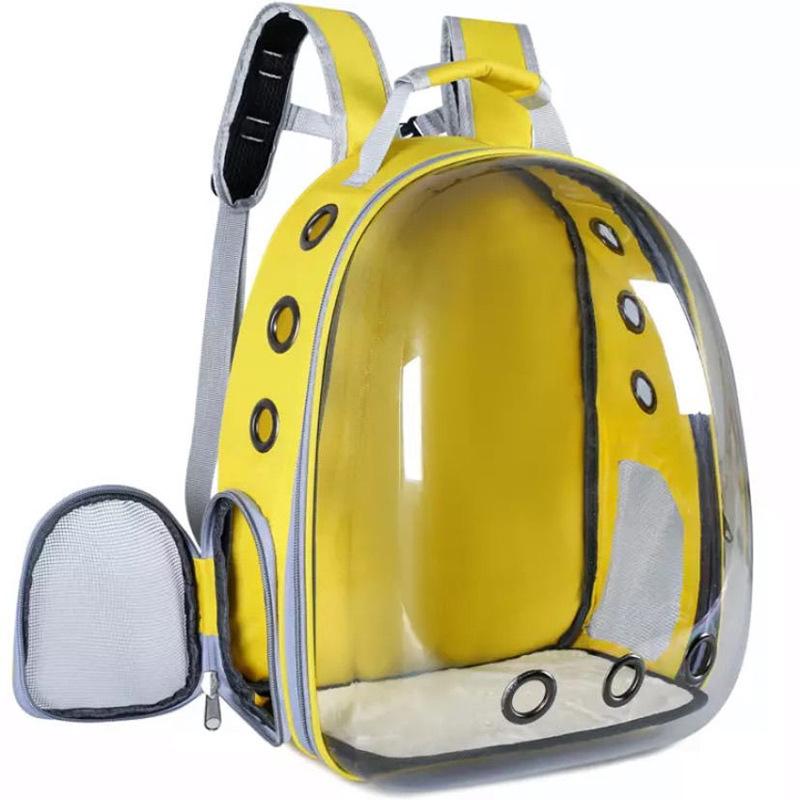Breathable Pet Carrier Cat Dog Backpack Backpack Oxford Transparent Pet Bag