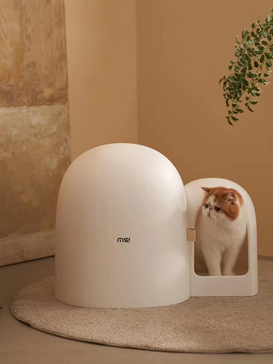Factory Wholesale Enclosed Large Space Cat Litter Box Luxury Cat Toilet Litter Box Pet Furniture