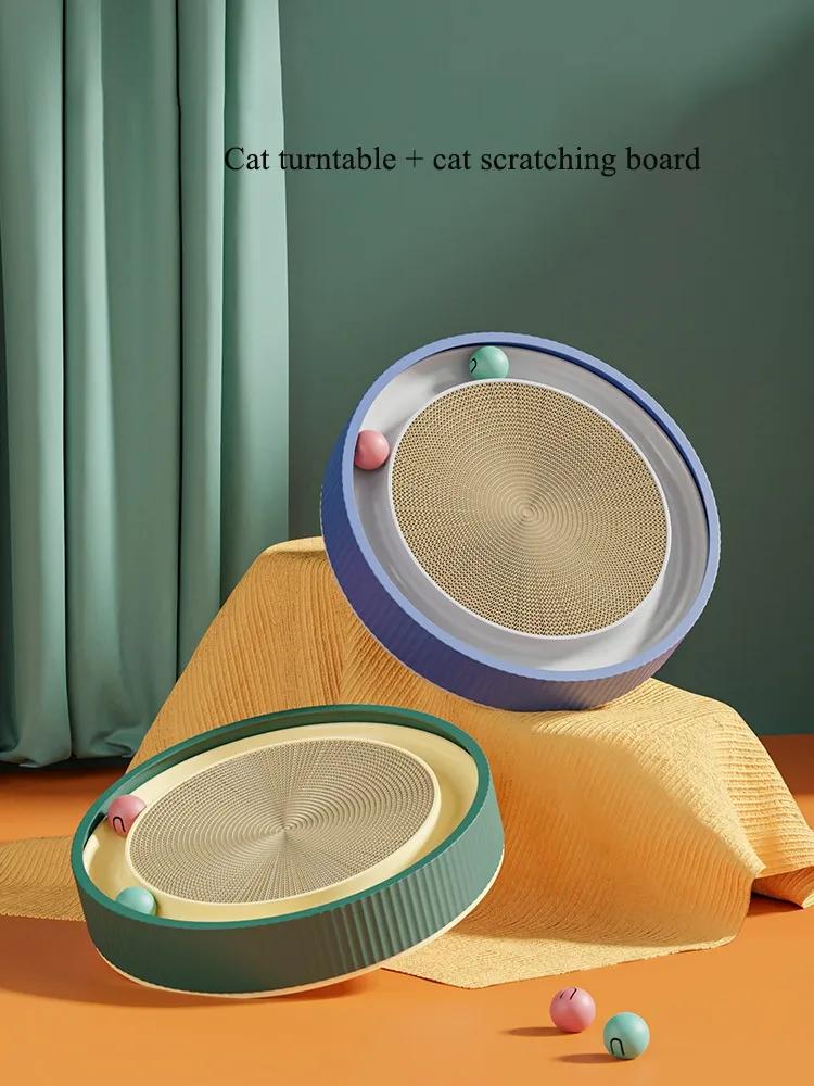 Colorful scratching board cat claw board non-dropping scraps corrugated paper cat scratching basin upright pet toys cat supplies
