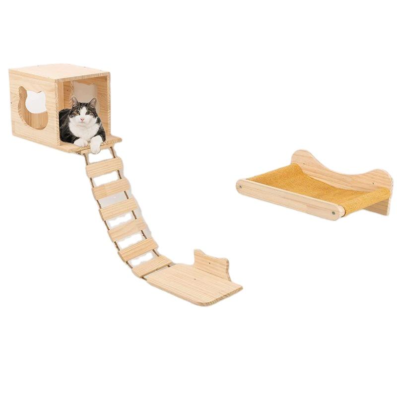 Scratching Post  Cat Tower Bed Natural Sisal Paw Scratcher Climbing Frame Pet Toys  Cat Scratcher  Cat Tree