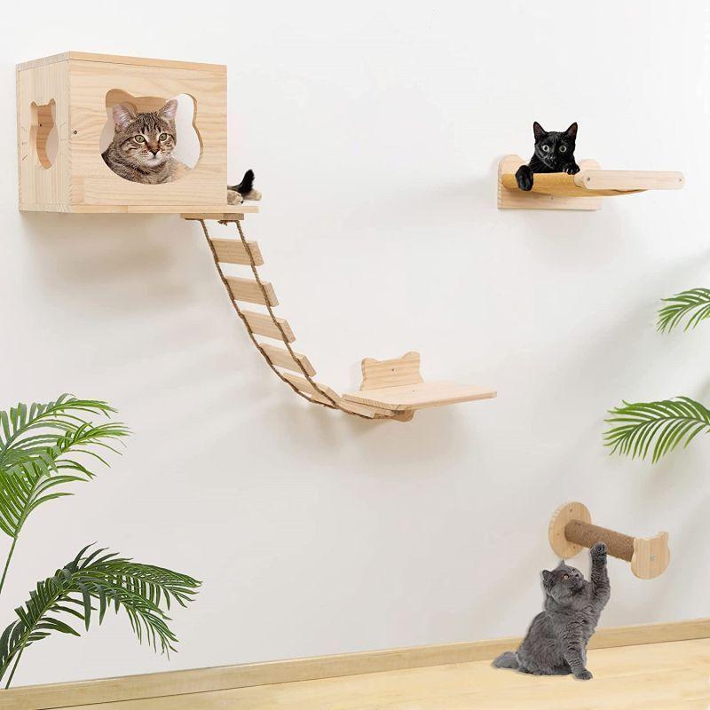 Scratching Post  Cat Tower Bed Natural Sisal Paw Scratcher Climbing Frame Pet Toys  Cat Scratcher  Cat Tree