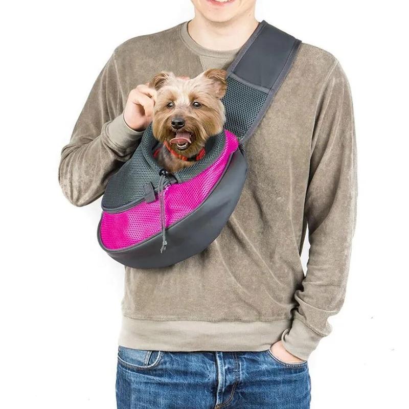 2023 Best Selling Adjustable Portable Breathable Casual Soft Mesh Cat Dog Puppy Carrier Bag