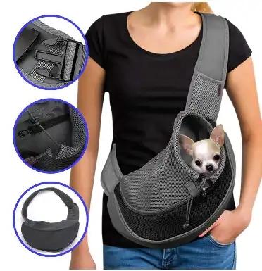 2023 Best Selling Adjustable Portable Breathable Casual Soft Mesh Cat Dog Puppy Carrier Bag