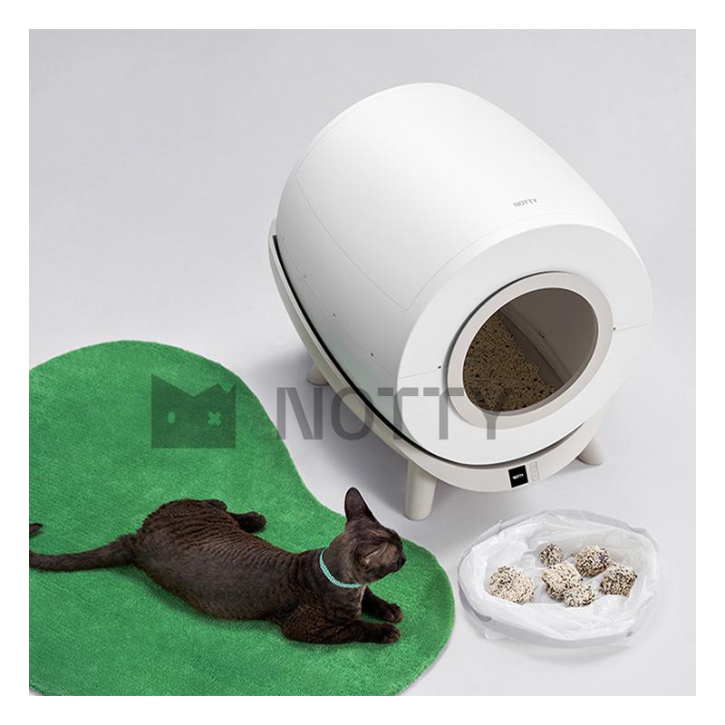 2023 ENCHEN New Fashion Design Large Semi-Enclose Automatic Cat Litter Box Quick Self-cleaning With APP For Cats