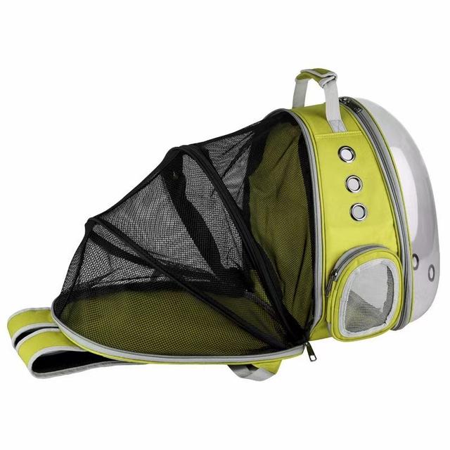 High quality astronaut portable cat travel bag breathable space capsule transparent cat and dog pet backpack