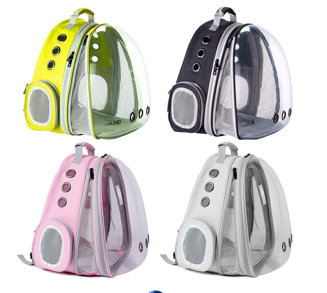 High quality astronaut portable cat travel bag breathable space capsule transparent cat and dog pet backpack
