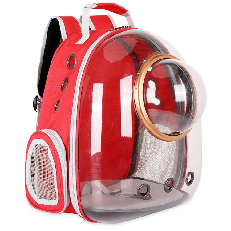 Pet Dog Backpack Portable Outdoor Cat Dog Carrier Bag Travel Suitcase for Pet Travel Transparent Case