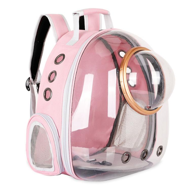 Pet Dog Backpack Portable Outdoor Cat Dog Carrier Bag Travel Suitcase for Pet Travel Transparent Case