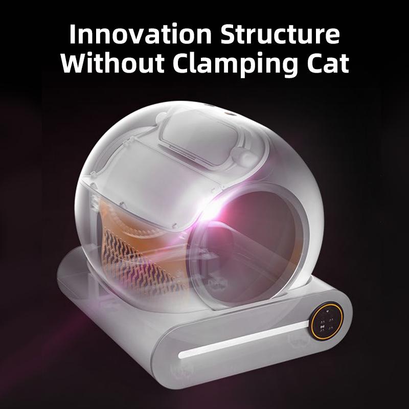 Smart large capacity Tuya app control automatic cat llitter box self-cleaning
