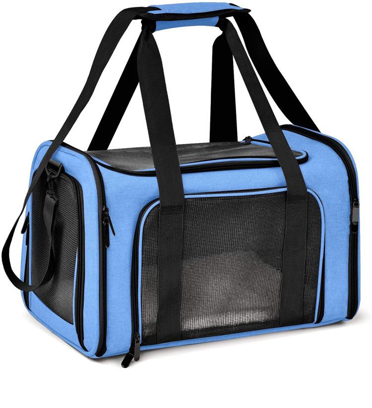 Dropshipping Large Pet Carrier, Dog Carrier for Medium Large Dogs Soft-Sided Mesh Pet Travel Carrier