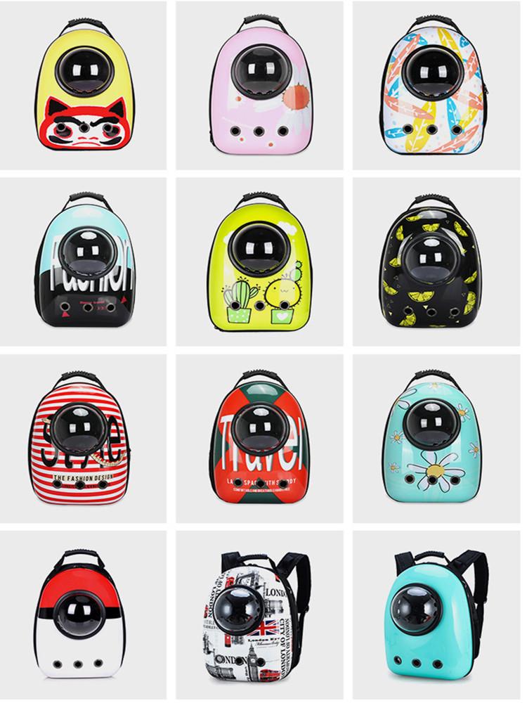 Cheap transport safety space capsule shaped pet carrier bag for dog cat