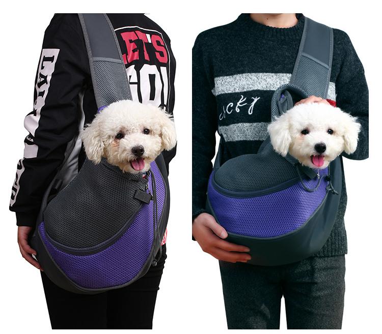 Pet Carrier Cat Puppy Small Animal Dog Carrier Sling Front Mesh Travel Tote Shoulder Bag Backpack SL One Shoulder Backpack