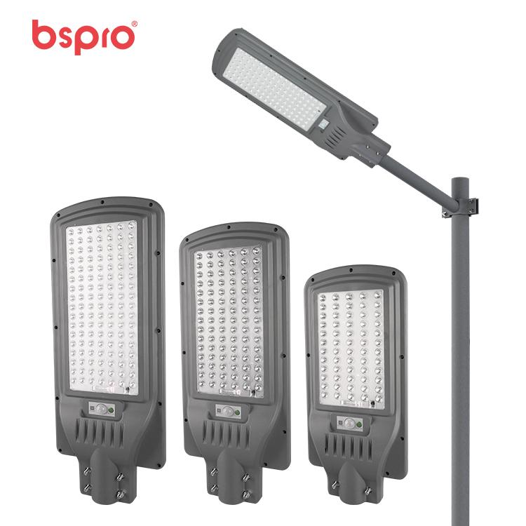 BSPRO wholesale IP65 waterproof outdoor 100w 200w 400w all in one led solar street lights