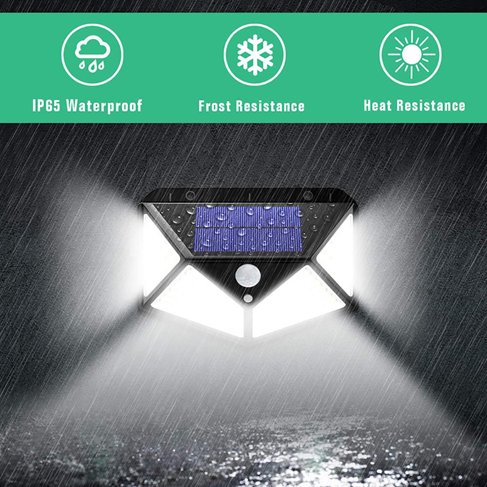 Motion Sensor Solar Powered Pathway Flood Street Lighting Led Wall Lamp RGB Outdoor Waterproof Solar Garden Lights