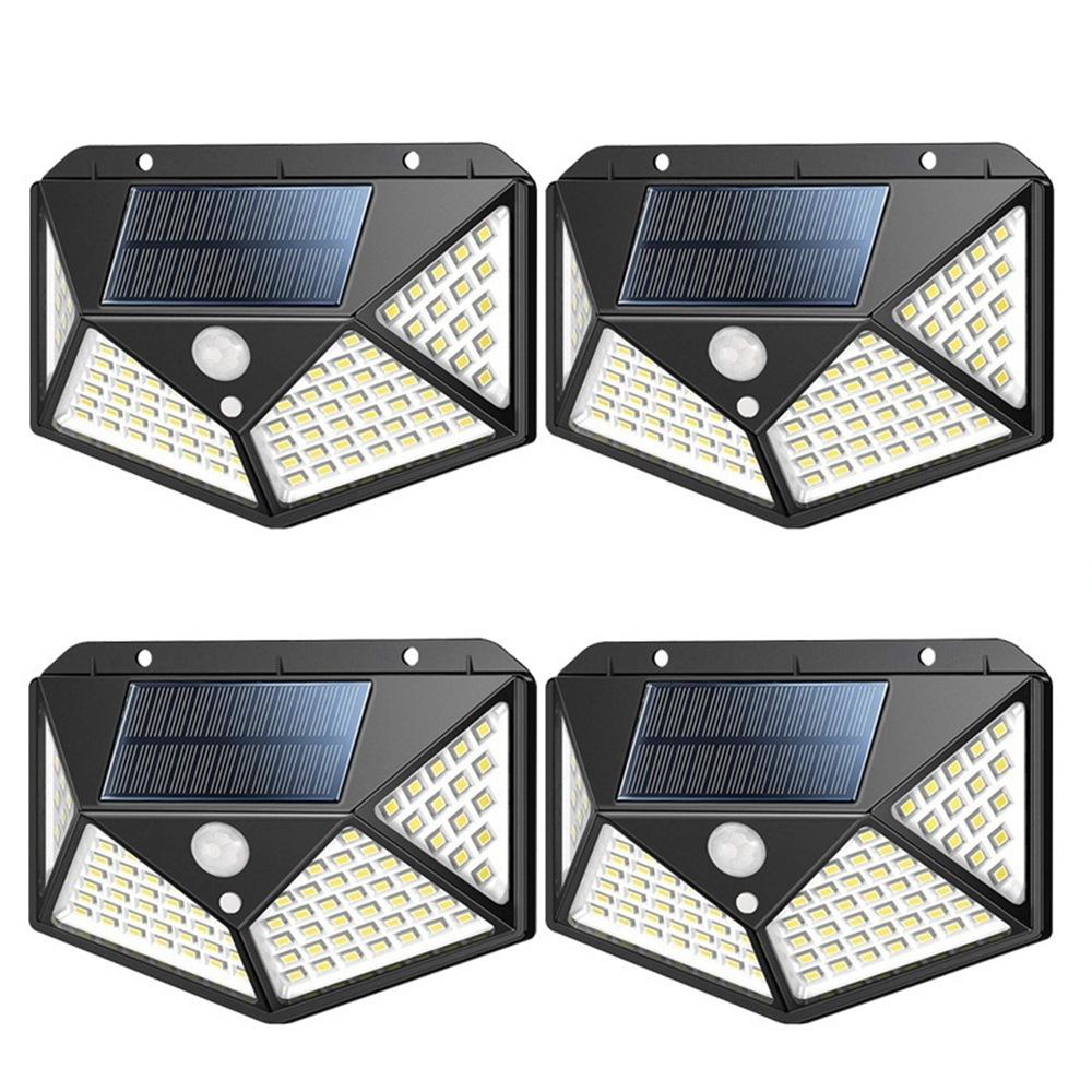 Motion Sensor Solar Powered Pathway Flood Street Lighting Led Wall Lamp RGB Outdoor Waterproof Solar Garden Lights