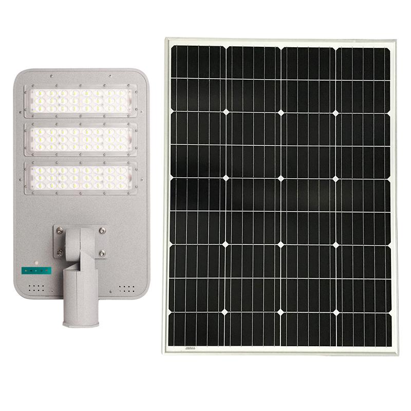 Commercial aluminum waterproof outdoor all in two led solar street light 80W 100W 120W