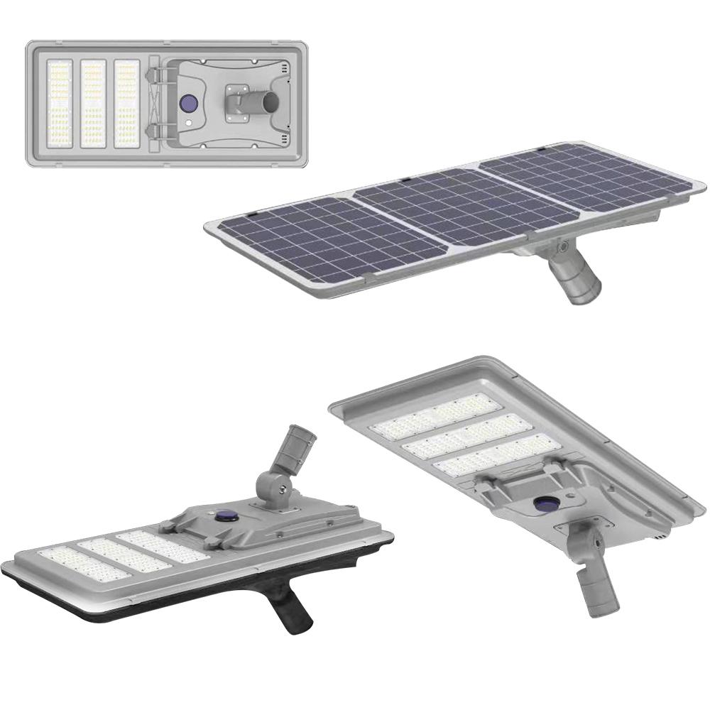 Solar Street Lights solar led lampara 300W 400W 500W LED 200lm/w IP66 lamparas solares lighting