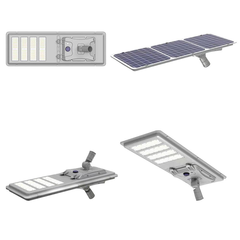 Solar Street Lights solar led lampara 300W 400W 500W LED 200lm/w IP66 lamparas solares lighting