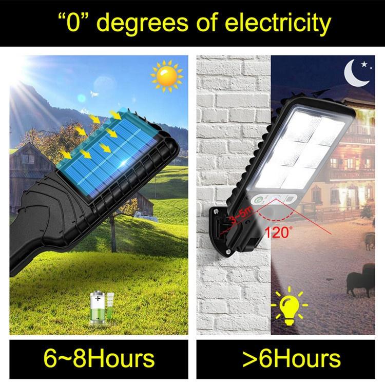 Super Bright Led Light Remote Control PIR Motion Sensor Outdoor Solar Wall Light Solar Street Light