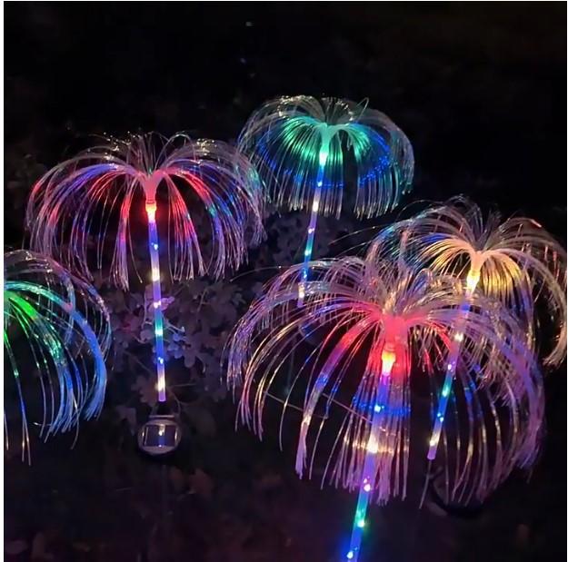 Kanlong Waterproof Solar multicolored jellyfish lights LED patio atmosphere lights