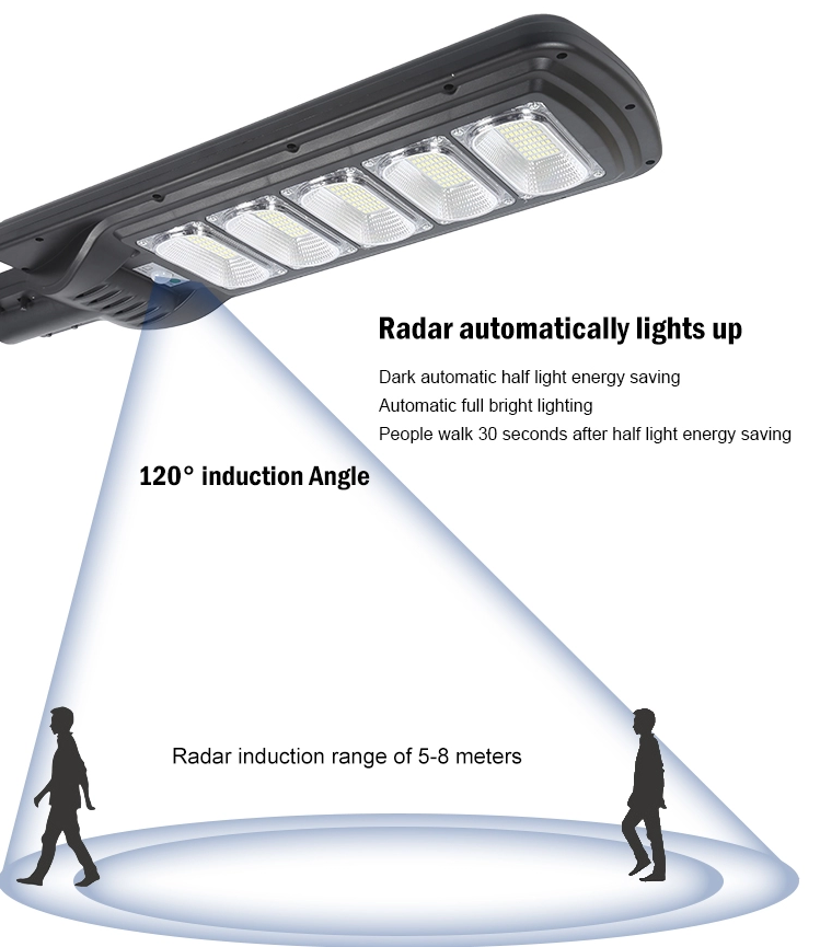 Module designed Solar garden Light 50W 100W 150W 200W 250W 300W all in one solar street light outdoor