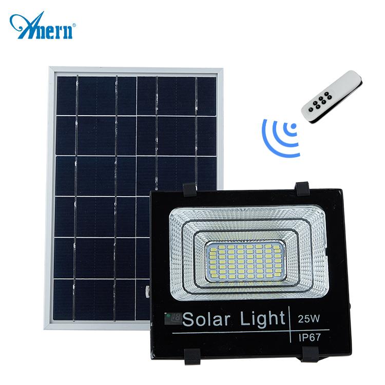 Anern high bright outdoor wall mounted solar light 100w